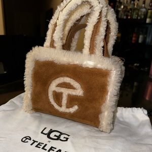 Telfar x UGG Shopping Bag Small Chestnut